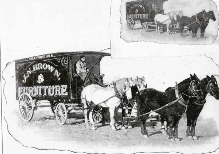 1900 - Horse-drawn delivery out of Dover.