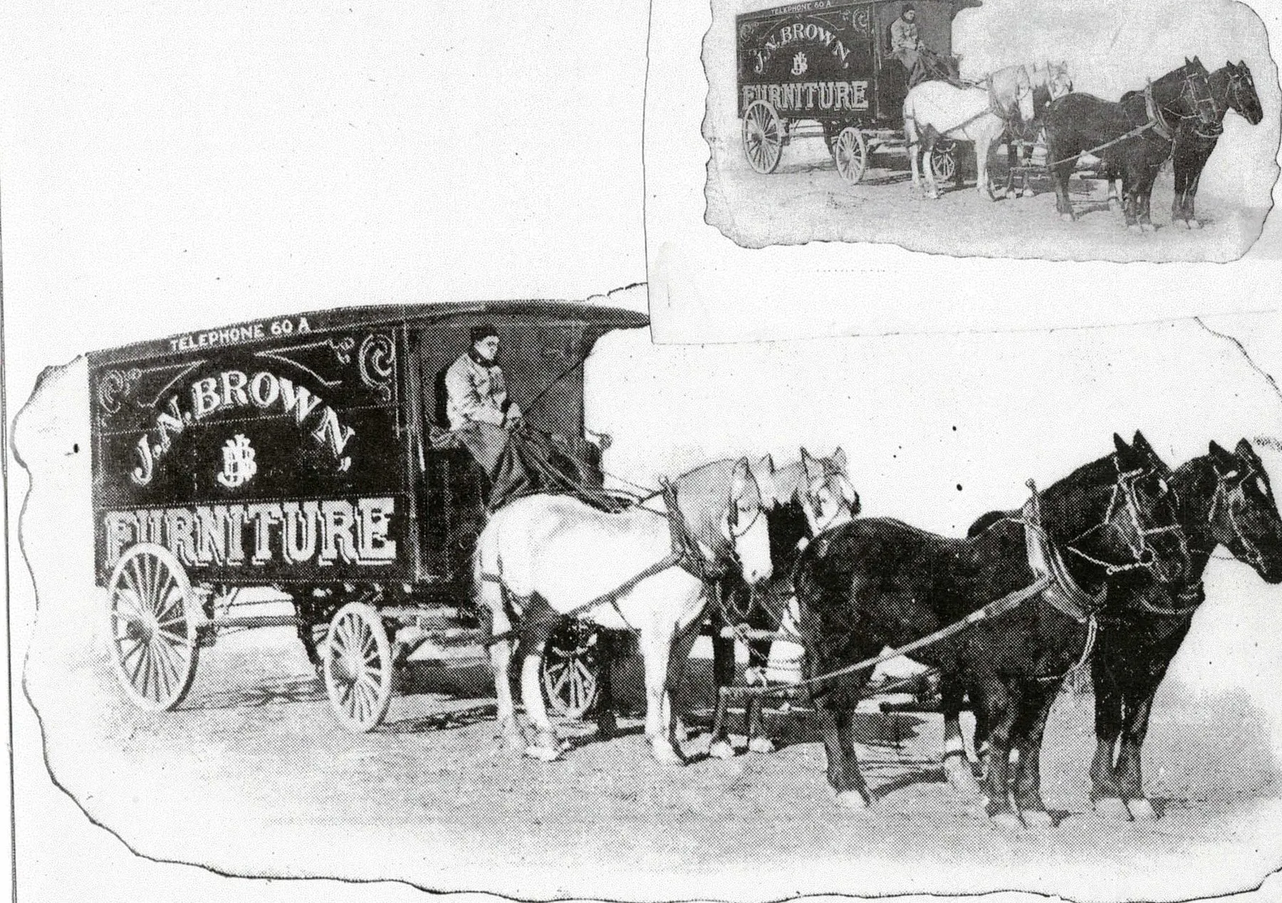1900 - Horse-drawn delivery out of Dover.