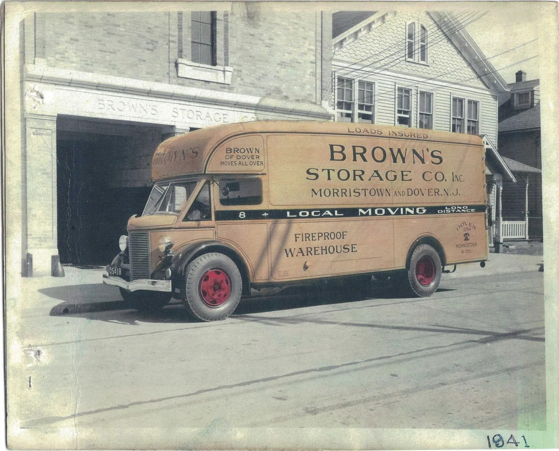 1941 - Dover and Morristown. Fireproof warehouse.