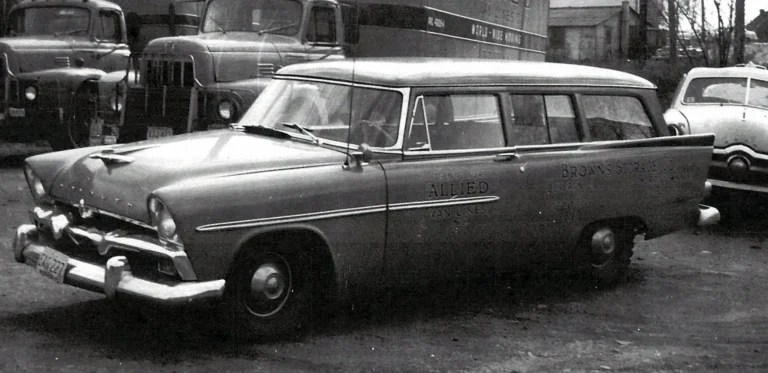 1961 - The company car, as an Allied Van Lines agent.